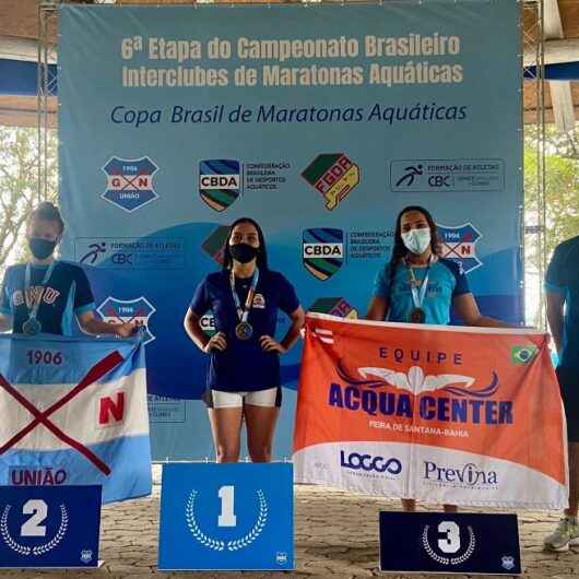 Nadadores conquistam medalhas em nova edição do Campeonato Brasileiro de Maratonas Aquáticas