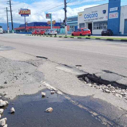 Prefeitura de Caraguatatuba envia ao Estado relatório de buracos e pede recapeamento da Rodovia SP-55