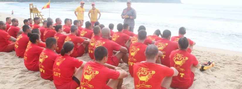 Guarda-Vidas Temporários iniciam trabalho nas praias de Caraguatatuba nesta sexta-feira