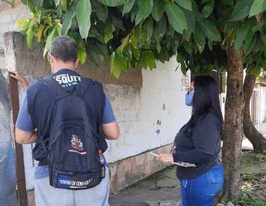 Moradores do Tabatinga recebem visitas dos agentes de controle da dengue até sexta