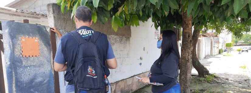 Moradores do Tabatinga recebem visitas dos agentes de controle da dengue até sexta