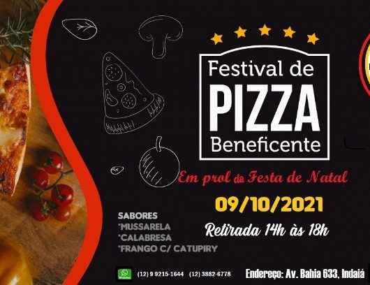 Festival de pizzas em prol da Apae Caraguatatuba é neste sábado