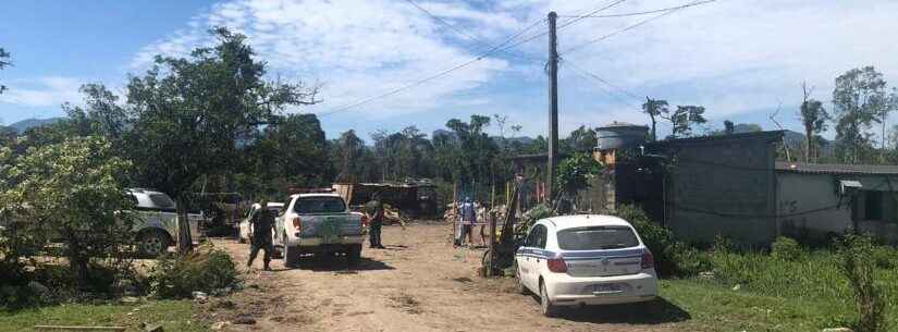 Fiscalização e Policia Ambiental flagram denúncia de invasão de área e maus-tratos a animal no bairro Golfinhos