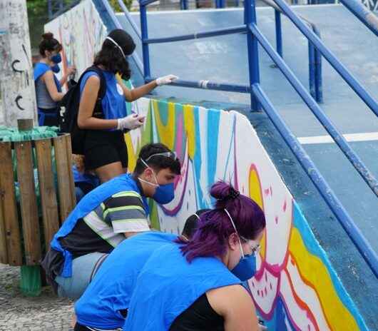 Projeto Arte Grafite revitaliza Pista de Skate em Caraguatatuba