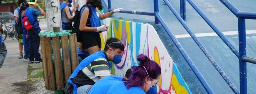 Projeto Arte Grafite revitaliza Pista de Skate em Caraguatatuba