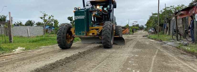 Prefeitura de Caraguatatuba realiza melhorias em ruas da região sul da cidade