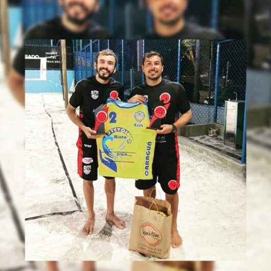 Caraguatatuba fica na 3ª colocação em campeonato de Futevôlei em Taubaté