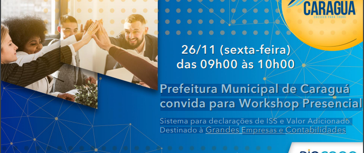 Prefeitura de Caraguatatuba apresenta nova ferramenta de Nota Fiscal Eletrônica em workshop