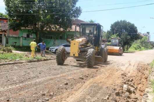 Prefeitura melhora condições das vias no Morada do Mar, bairro Massaguaçu Prefeitura melhora condições das vias no Morada do Mar, bairro Massaguaçu