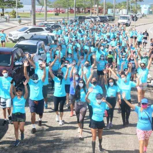 1ª Caminhada Beneficente pela Saúde do Homem reúne 400 pessoas em Caraguatatuba