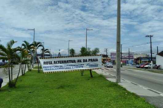 Motoristas devem acessar rota alternativa no Poiares e Morro do Algodão para evitar obras do Canal Extravasor