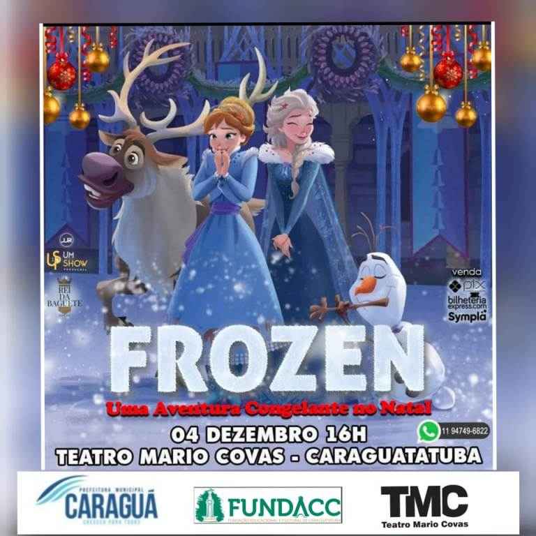 Evento temático da animação Frozen 2 vai movimentar as férias