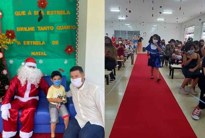 Papai Noel, presentes e brincadeiras marcam encerramento do ano letivo em  Caraguatatuba – Prefeitura de Caraguatatuba