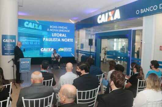 Nova agência da Caixa é inaugurada após pedidos do Prefeito de Caraguatatuba