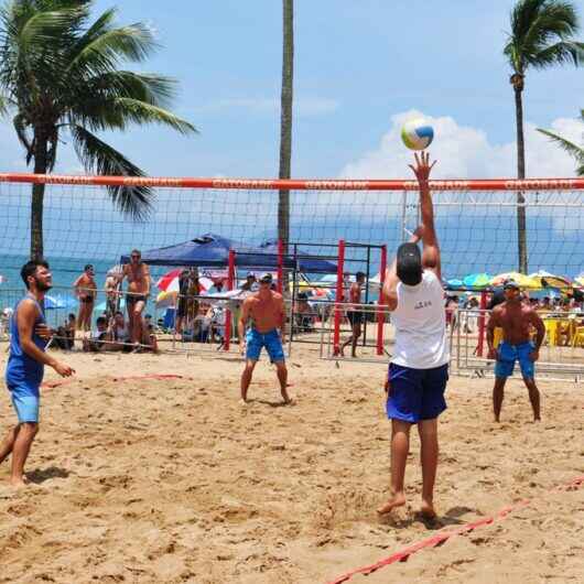 Campeonato Municipal de Vôlei de Praia é atração na Martim de Sá neste final de semana