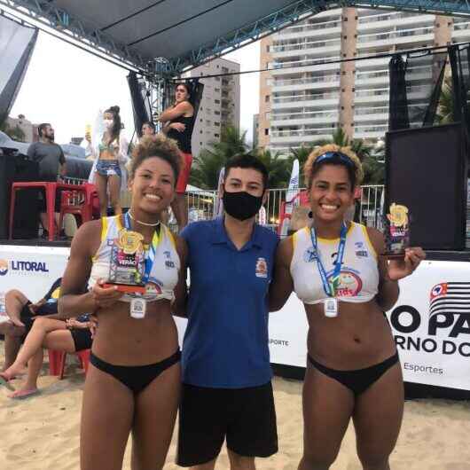 Caraguatatuba é vice-campeã da Copa São Paulo de Vôlei de Praia