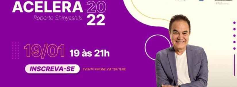 Sebrae realiza evento on-line com renomado palestrante Roberto Shinyashiki nesta quarta (19); inscrições abertas