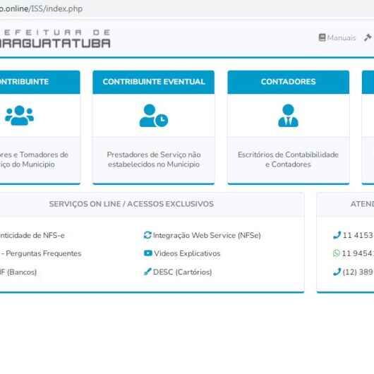 Decreto institui novo sistema de gestão de ISSQN da Prefeitura de Caraguatatuba