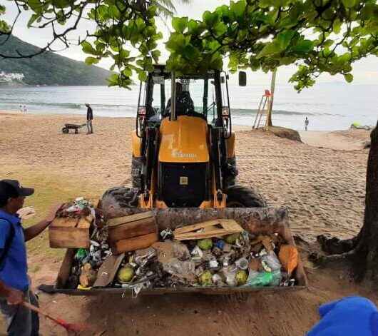 Prefeitura recolhe 1.350 toneladas de resíduos no final do ano e serviços continuam