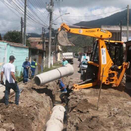 Prefeitura de Caraguatatuba instala novo sistema de drenagem no bairro Tinga