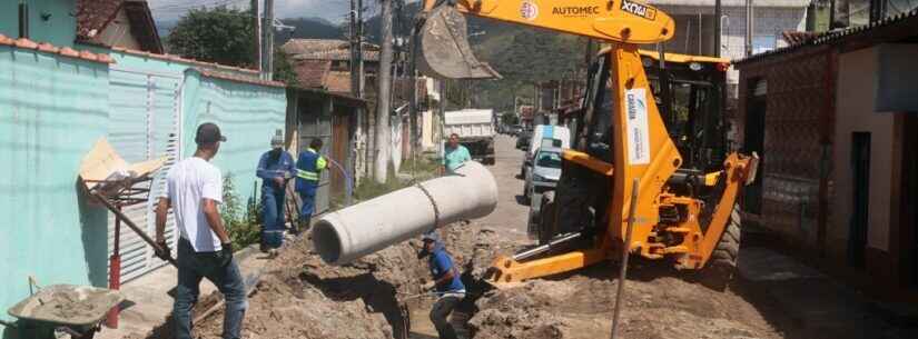 Prefeitura de Caraguatatuba instala novo sistema de drenagem no bairro Tinga