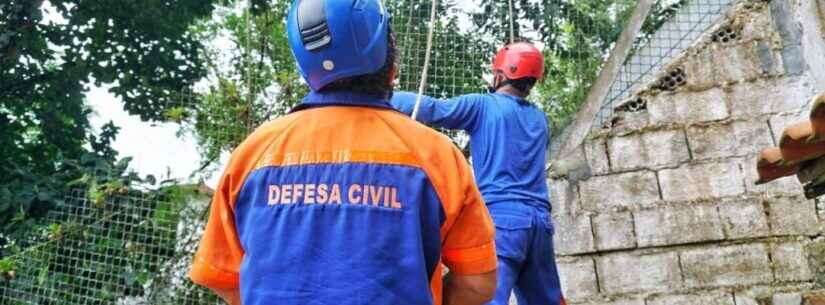 Defesa Civil alerta para chuvas de até 100 mm para feriado da Semana Santa