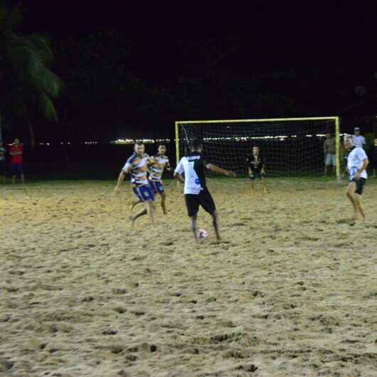 Campeonato Municipal de Beach Soccer entra nas rodadas decisivas com 32 gols em três jogos