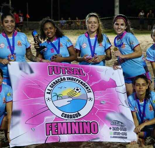 Geração Independente e Carandiru F.C vencem Campeonato de Beach Soccer de Caraguatatuba
