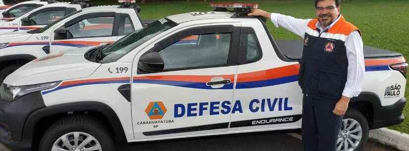 Defesa Civil de Caraguatatuba recebe viatura e kits do Estado para ajudar nas ações