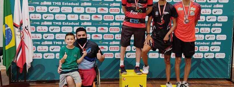 Atleta paralímpico de Caraguatatuba conquista 2º lugar na 1ª etapa do Ranking Paulista de Tênis de Mesa