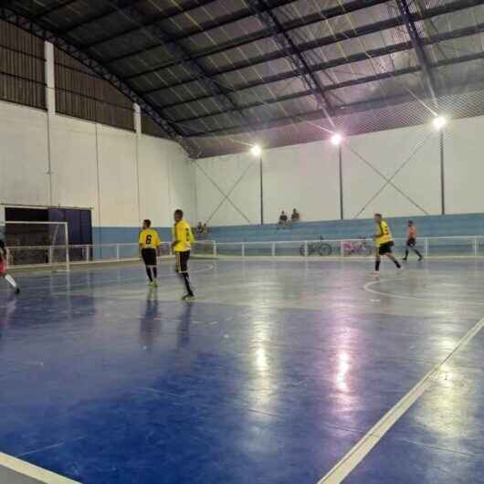 Torneio de Aniversário da Cidade de Futsal: mais três times avançam no mata-mata