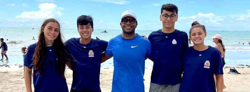 Nadadores de Caraguatatuba participam de seletiva do Mundial Junior de Águas Abertas em Maceió