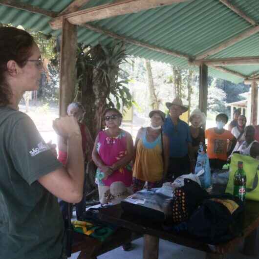 Ciapi: Idosos e PcD participam de visita monitorada no Parque Estadual Serra do Mar em Caraguatatuba