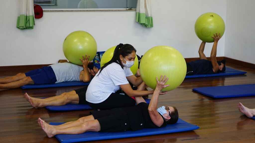 Tudo sobre aula de pilates com bola!