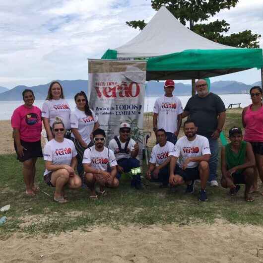 Caraguatatuba encerra Campanha ‘Um Novo Verão’ e coleta mais de 35 kg de microlixo