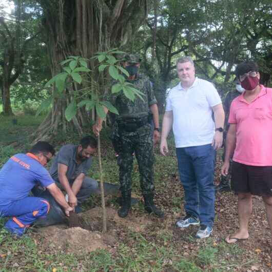 Dia Nacional da Conscientização das Mudanças Climáticas tem plantio de mudas nativas nas margens do Rio Santo Antônio