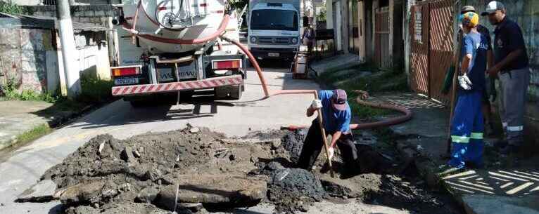 Prefeitura de Caraguatatuba realiza melhorias no serviço de drenagem no bairro Casa Branca