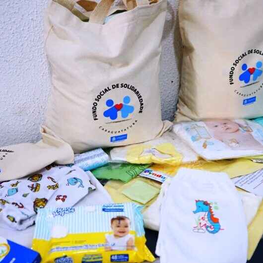 Gestantes recebem kit maternidade do Fundo Social de Caraguatatuba