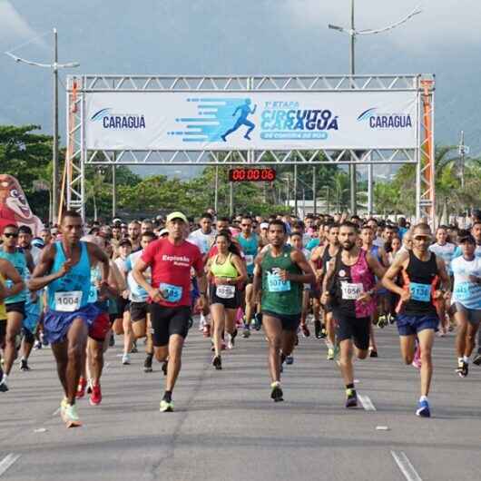 1ª etapa do Circuito de Corrida de Rua movimenta Caraguatatuba e atletas elogiam organização