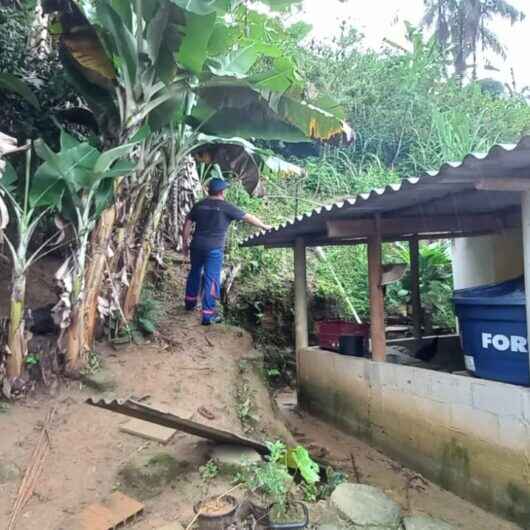 Defesa Civil alerta para previsão de chuvas prolongadas e ventos fortes até domingo no Litoral Norte