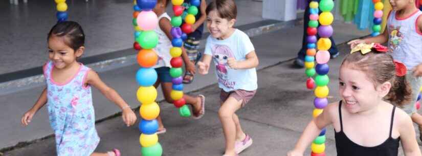 Centro de Educação Infantil desenvolve espaços sensoriais em Caraguatatuba