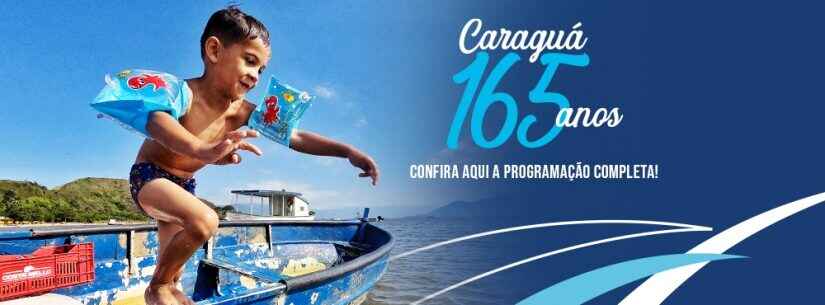 Programação dos 165 anos de Caraguatatuba