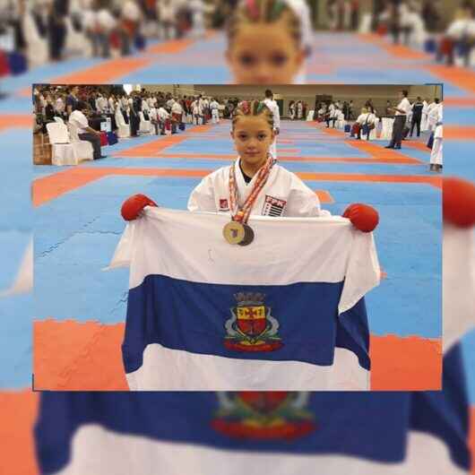 Atleta de Caraguatatuba de 10 anos conquista vaga para final do Campeonato Paulista de Karatê