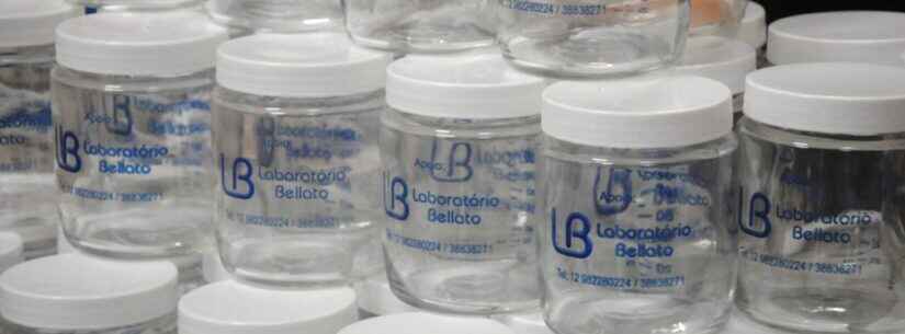 Banco de Leite Humano de Caraguatatuba recebe doação de 100 frascos de vidro do Laboratório Bellato