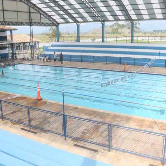 Prefeitura faz manutenção em piscina e atividades no Cemug ficam suspensas nesta semana