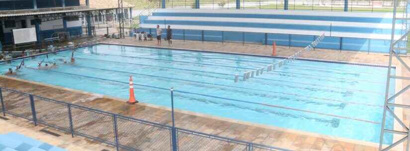 Prefeitura faz manutenção em piscina e atividades no Cemug ficam suspensas nesta semana