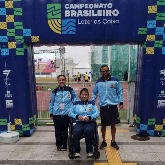 Paratleta de Caraguatatuba conquista três medalhas no Campeonato Brasileiro Loterias Caixa de Atletismo