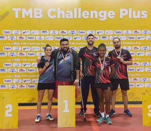 Atletas de Tênis de Mesa de Caraguatatuba conquistam medalhas no TMB Challenger Plus em Cruzeiro