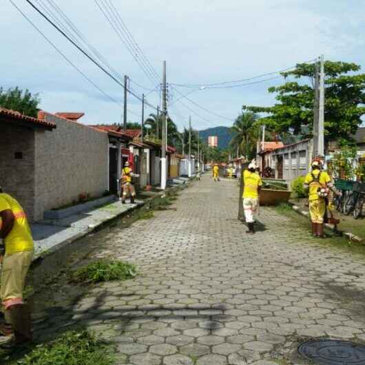 Prefeitura de Caraguatatuba inicia força-tarefa de limpeza com Programa ‘Bairro a Bairro’