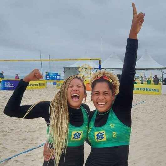 Pela primeira vez, dupla de Caraguatatuba conquista vaga para fase principal do Circuito Brasileiro de Vôlei de Praia